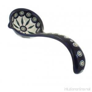 Polish Pottery Peacock Soup Ladle - B002S0TLLY